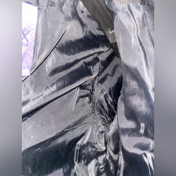 Miley Cyrus Black Faux Leather Jacket Girls XS - Picture 10 of 14